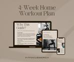 E-book 4 week Home Workout Plan, Ophalen, Zo goed als nieuw