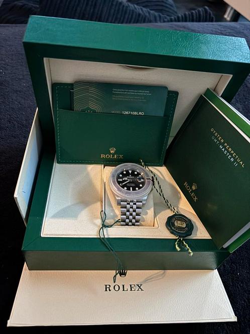 Rolex GMT-Master II “Pepsi” 126710BLRO, Sieraden, Tassen en Uiterlijk, Horloges | Heren, Zo goed als nieuw, Rolex, Staal, Ophalen of Verzenden