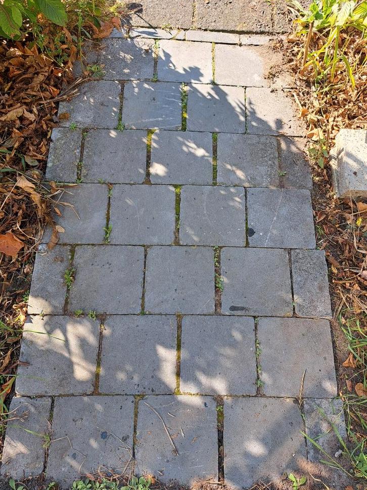 Belgisch Hardsteen Tegels & Bandjes, Tuin en Terras, Tegels en Klinkers, Terrastegels, Natuursteen, Ophalen