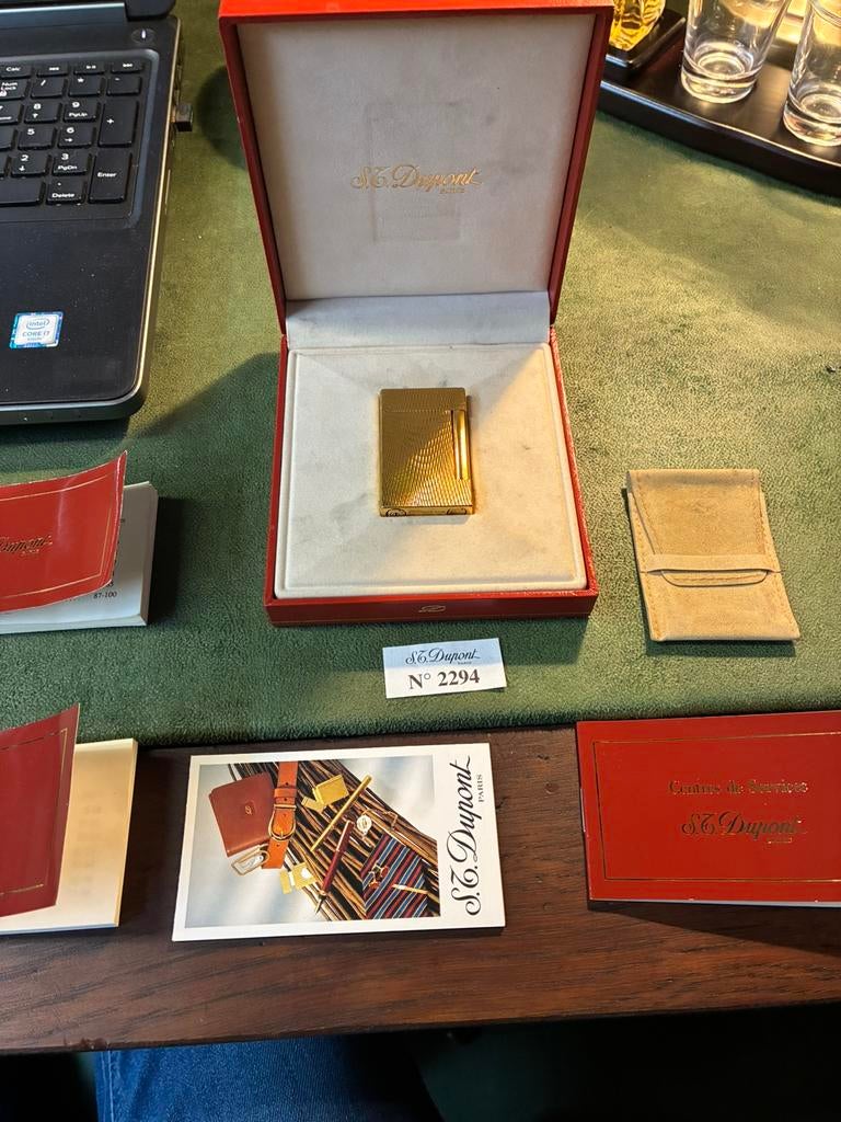 St dupont aansteker, Verzamelen, Rookartikelen, Aanstekers en Luciferdoosjes, Ophalen, Zo goed als nieuw, Aansteker