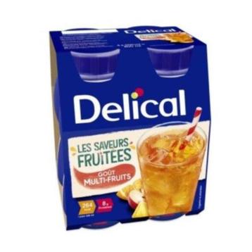  Delical Vruchtendrank Multivruchten Drankje 4x200ml beschikbaar voor biedingen