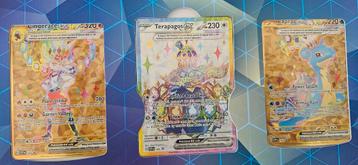 Terapagos Ex, Cinderace Ex en Lapras Ex promokaarten beschikbaar voor biedingen