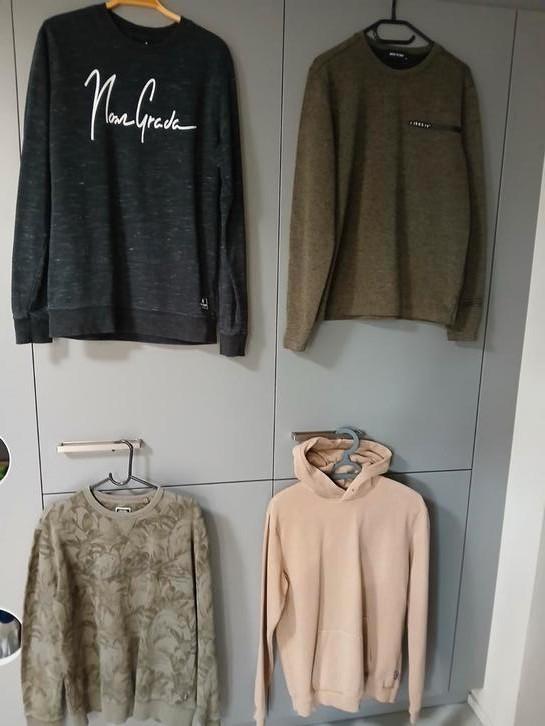 4 truien  3 en 1 gratis America today -enzv pakket maar 5-, Kleding | Heren, Heren-kledingpakketten, Gedragen, Maat 48/50 (M)