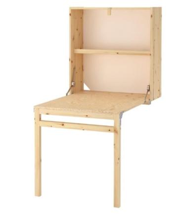 IKEA IVAR opberger met klaptafel - afbeelding 1