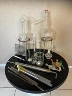 Vintage laboratoriumglas brouwen alcohol  industrieel decor, Ophalen of Verzenden, Gebruikt