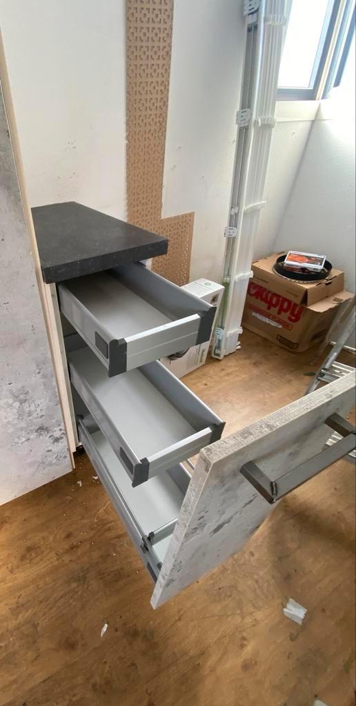 Apothekerskastje met 3 laden, Huis en Inrichting, Keuken | Keukenelementen, Gebruikt, Minder dan 100 cm, Minder dan 50 cm, 25 tot 50 cm