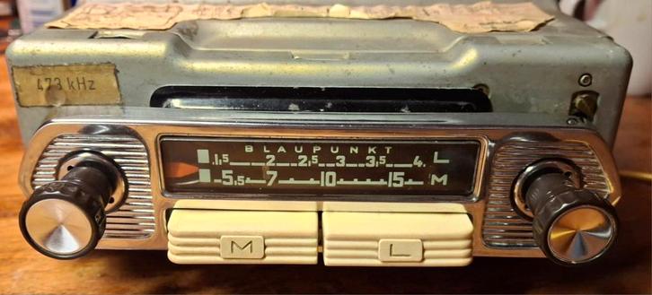 Blaupunkt Bremen radio  oldtimer Jaren 60 VW Kever Porsche, Auto diversen, Autoradio's, Ophalen of Verzenden