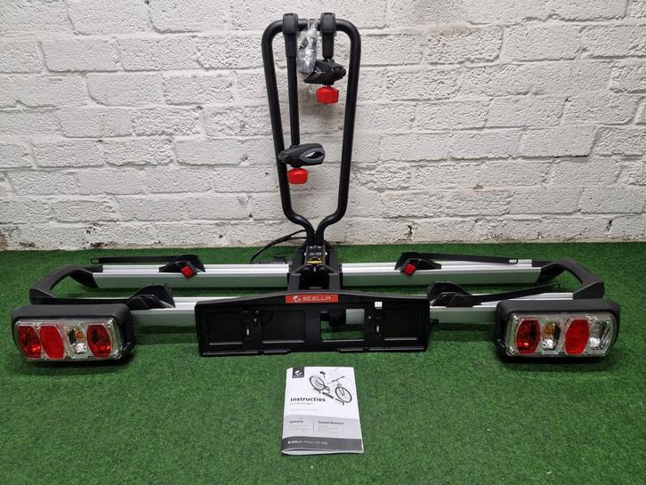Nieuwe Stella Vettore fietsendrager lichtgewicht 12.5 kg, Auto diversen, Fietsendragers, Nieuw, Trekhaakdrager, 2 fietsen, Brede banden