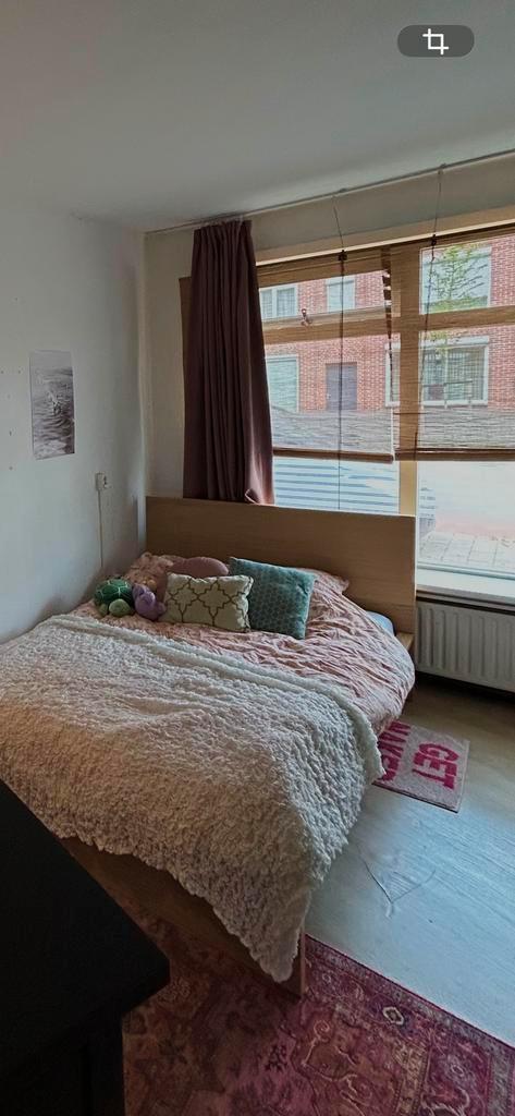 Malm Ikea bedframe 140x200 met matras, Huis en Inrichting, Slaapkamer | Bedden, Gebruikt, Tweepersoons, 140 cm, 200 cm, Hout, Wit