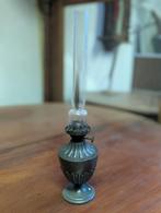 Antieke olielamp met glazen kap, Antiek en Kunst, Ophalen