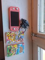 Nintendo Switch Lite + Animal Crossing + Super Mario, Spelcomputers en Games, Spelcomputers | Nintendo Switch, Met games, Nieuw