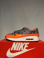 ALS NIEUW! Maat 44 - Nike Air Max 1 Just Do It Black Orange, Kleding | Heren, Schoenen, Verzenden, Zwart, Nike, Nike