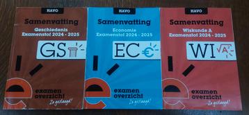 Havo Examenoverzicht 2025 - Geschiedenis, Economie, Wiskunde beschikbaar voor biedingen