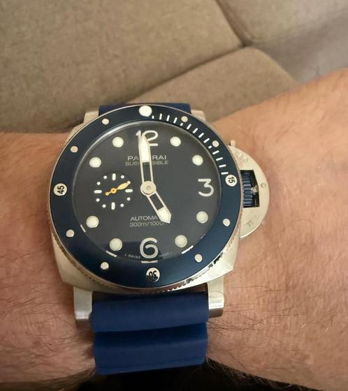 Panerai Submersible, Sieraden, Tassen en Uiterlijk, Horloges | Heren, Nieuw, Overige merken, Staal, Kunststof, Ophalen of Verzenden