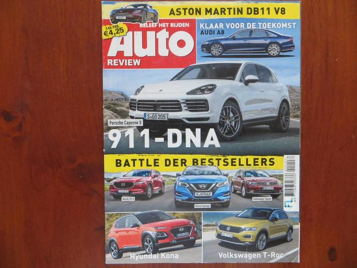 Auto Review 12 2017 Audi A8, Aston Martin DB11 V8, Porsche, Boeken, Auto's | Folders en Tijdschriften, Zo goed als nieuw, Porsche