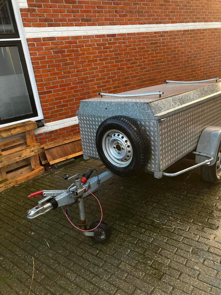 Gebruikte aanhangwagen volledig gegalvaniseerd, Auto diversen, Aanhangers en Bagagewagens, Gebruikt, Ophalen