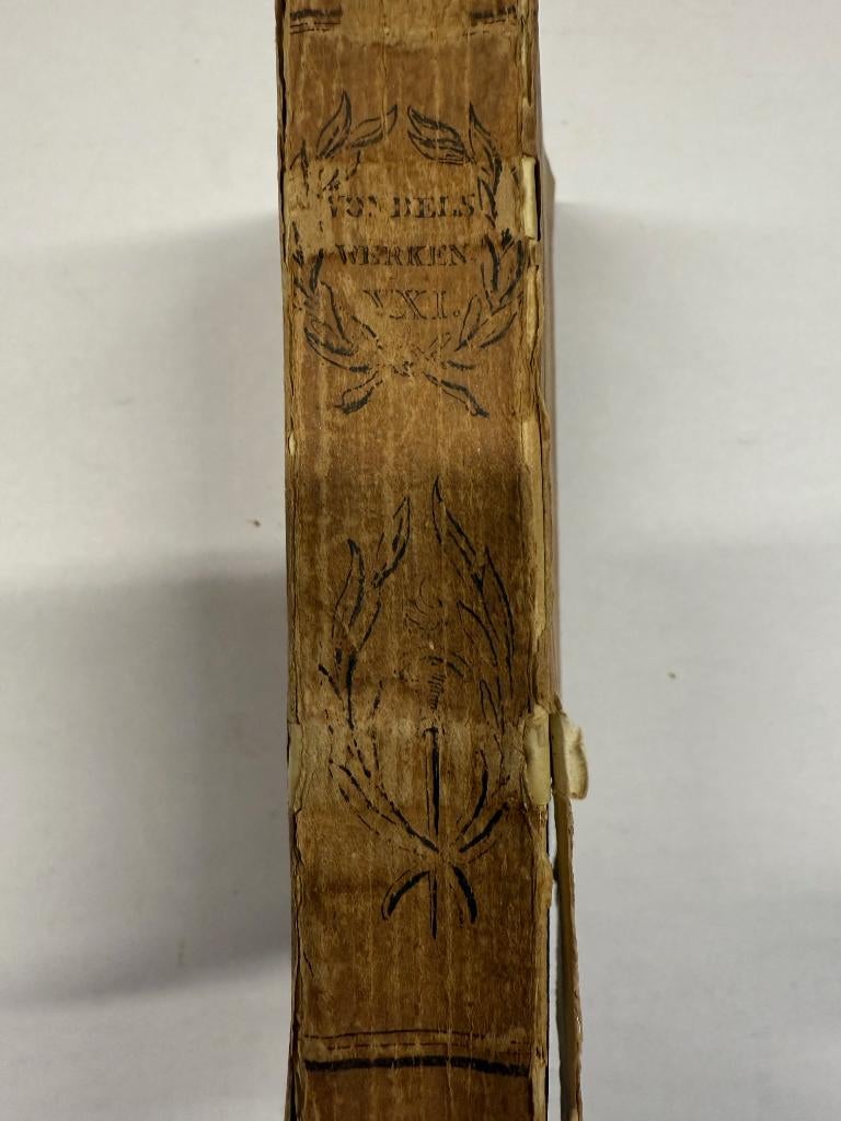 Antiek boek Vondels werken Adv#A-boek 07, Antiek en Kunst, Ophalen