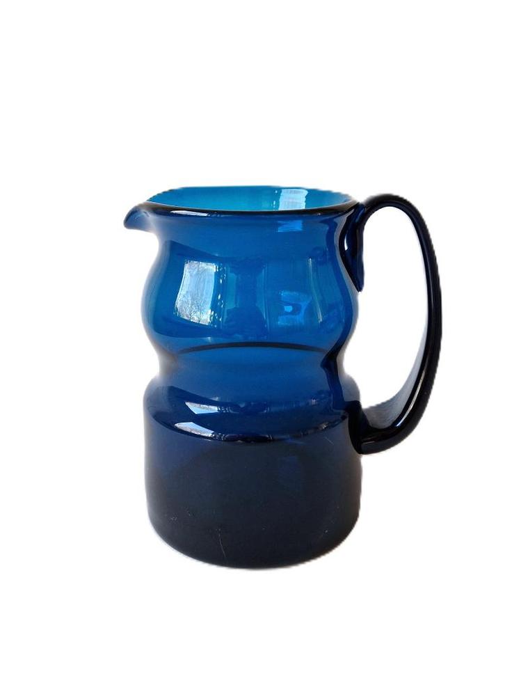 Kosta Boda - Kan uit de "Blå Serien" van Bertil Vallien, Antiek en Kunst, Antiek | Glas en Kristal, Ophalen of Verzenden