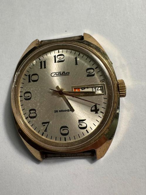 Antieke Slava Polshorloge USSR, Sieraden, Tassen en Uiterlijk, Horloges | Antiek, Polshorloge, Overige merken, Overige materialen