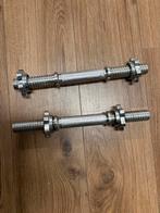2x halterstang 35cm, Ophalen, Zo goed als nieuw, Halterstangen