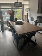 Te koop steigerhouten tafel 240 lang 90 breed, Huis en Inrichting, Tafels | Eettafels, 200 cm of meer, Zo goed als nieuw, Rechthoekig