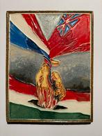 12 Cloisonne tegels Porceleyne Fles - Oorlogserie, Antiek en Kunst, Antiek | Wandborden en Tegels, Ophalen of Verzenden