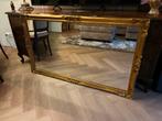 Klassieke Gouden spiegel met facetrand., Huis en Inrichting, Woonaccessoires | Spiegels, Gebruikt, 100 tot 150 cm, Ophalen of Verzenden