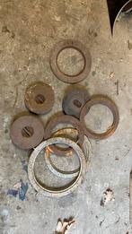 Kachelringen en deksels antiek potkachels vuurduvel, Huis en Inrichting, Ophalen of Verzenden, Gebruikt, Hout, Houtkachel