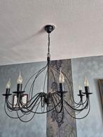 Kroonluchter / hanglamp; zwart (bieden of direct kopen), Ophalen of Verzenden, Zo goed als nieuw, Metaal, Belleville