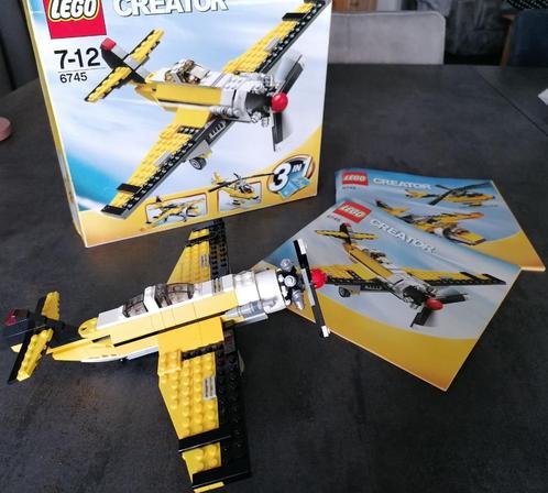 Legoset Creator 6745 - Propeller vliegtuig (Propeller power), Kinderen en Baby's, Speelgoed | Duplo en Lego, Gebruikt, Lego, Complete set