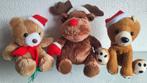 3 kerstknuffels, 2 beren en 1 rendier. Samen 4.50, Ophalen of Verzenden, Zo goed als nieuw