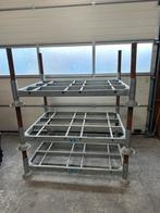 Stalen stapelrekken stapelrek 3 stuks, Doe-het-zelf en Verbouw, Kratten en Dozen, Ophalen, Doos, 100 cm of meer, 60 cm of meer