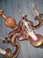 Lamp, 6 arm, uit Friesland Hindeloopen,, Huis en Inrichting, Ophalen of Verzenden