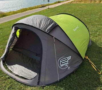 Pop Up Tent Decathlon Quechua 2 sec XL 3 personen Mooie tent beschikbaar voor biedingen