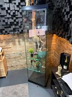 Glazen Vitrinekast met Licht & Slot, Ophalen, Minder dan 50 cm, -, Glas