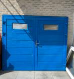 Dubbele garagedeur openslaand onderhoudsvrij, Ophalen, Garagedeur, Zo goed als nieuw, Metaal