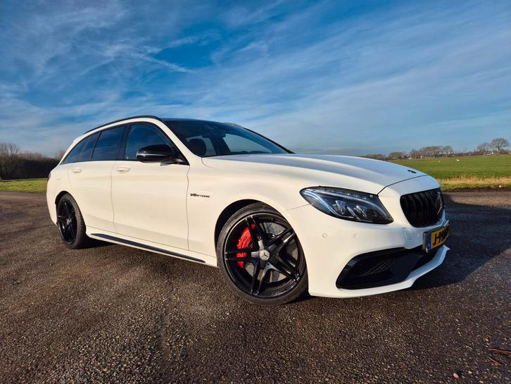 Mercedes-Benz C-Klasse C63 AMG S V8 bi-turbo 510pk / LED wit, Auto's, Mercedes-Benz, Particulier, C-Klasse, Benzine, G, Stationwagon