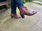Italiaanse leren rood charmante Vero Cuoio laarzen maat 41, Kleding | Dames, Schoenen, Zo goed als nieuw, Ophalen, Rood