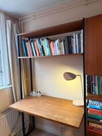 Prachtige vintage boekenkast met bureau, Huis en Inrichting, Ophalen, Gebruikt, Scandinavisch Deens design, Teakhout