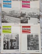 4x vintage Interieur maandblad voor woninginrichters 1964, Ophalen of Verzenden, 1960 tot 1980, Nederland, Tijdschrift