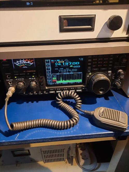 Icom ic 756 pro3    plus interface, Telecommunicatie, Zenders en Ontvangers, Zo goed als nieuw, Zender en Ontvanger, Ophalen of Verzenden