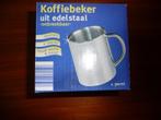 Koffiebeker uit edelstaal. RVS. Nieuw., Huis en Inrichting, Keuken | Servies, Overige materialen, Overige typen, Nieuw, Ophalen of Verzenden