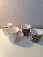 4 Bekers Elle en Evelien, Huis en Inrichting, Keuken | Servies, Ophalen of Verzenden, Zo goed als nieuw, Overige stijlen, Kop(pen) en/of Schotel(s)