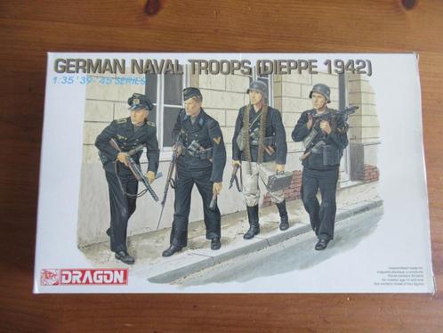 German Naval Troops - Dieppe 1942 (Dragon 1/35), Hobby en Vrije tijd, Modelbouw | Figuren en Diorama's, Zo goed als nieuw, Figuur of Figuren