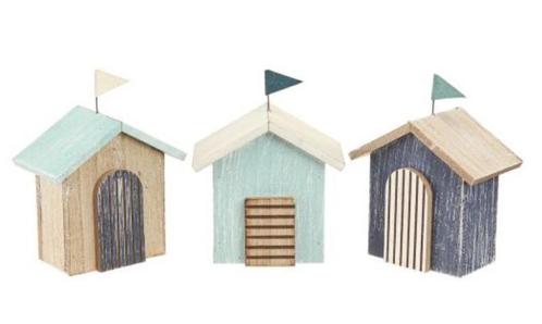 Strandhuis decoratie assorti p/st., Huis en Inrichting, Woonaccessoires | Overige, Nieuw, Ophalen of Verzenden