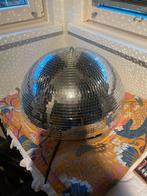 Ronddraaiende discobal glitterbol, Ophalen of Verzenden, Zo goed als nieuw