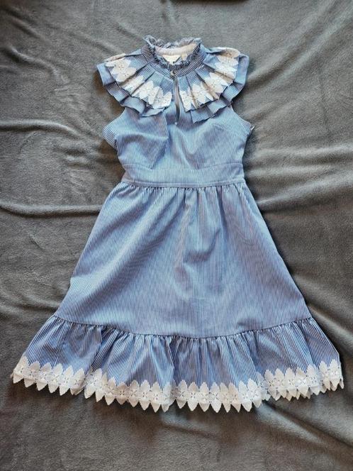 Ted Baker blauw wit gestreepte jurk (TB 2=36/38), Kleding | Dames, Jurken, Zo goed als nieuw, Maat 36 (S), Blauw, Boven de knie