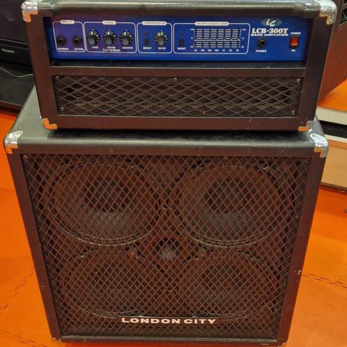 Londen City LCB-300T Basversterker + LCB-410C Cabinet, Auto diversen, Autospeakers, Zo goed als nieuw
