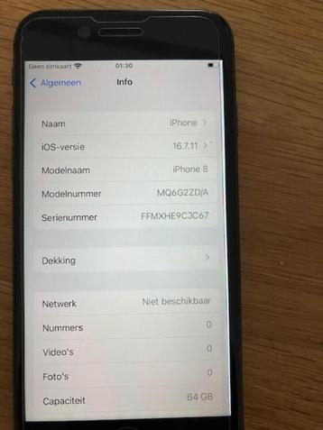 Iphone 8 64Gb simlockvrij beschikbaar voor biedingen