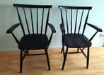 Zwarte houten vintage stoelen, Ophalen
